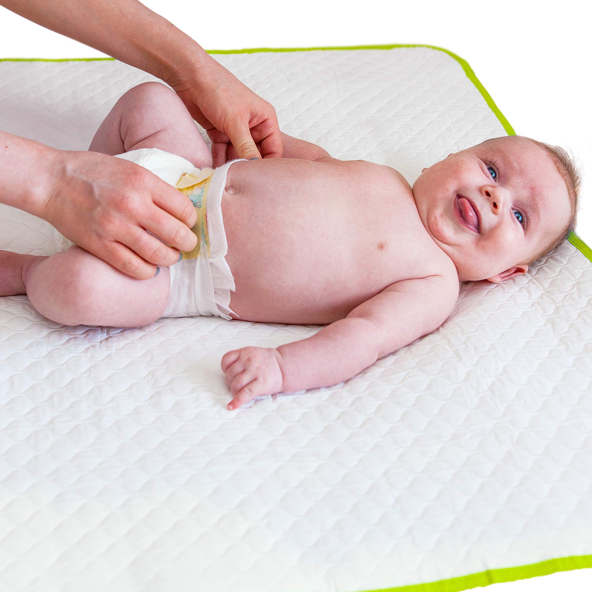 Portable Changing Pad - Waterproof Baby Changing Mat - Large Size 25.5 ...