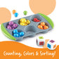 Learning Resources Mini Muffin Match Math Activity Set - 76 Pieces, Ages 3+ Counting Games for Kids, Preschool Learning Toys, Ho