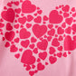 Baby Girls Heart Pajamas 100% Cotton Love Pjs 2 Piece Long Sleeve Sleepwears Toddler Clothes Valentines Day Kids Heart Shirt 3T/