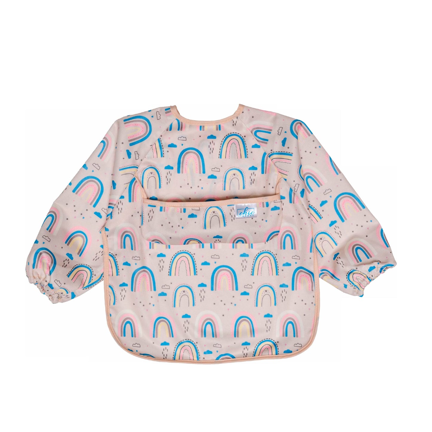 Chic Buddy Waterproof Baby Bibs Full Sleeves Bibs For Babies 6 12 Months  Baby Apron Feeding Dress For Upto 2 Year Olds, Easy 