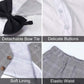 A&J Design Baby Suits For Boys Gentleman Wedding Formal Ring Bearer Plaid Outfit Dress Clothes Tuxedo Set Light Gray 18-24 Month
