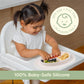 Upwardbaby Cocomelon Silicone Baby Plate - Suction Plates For Baby, Non Slip Reusable Portable Toddler Plates With Suction, Less