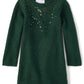 The Children'S Place Baby Girls' And Toddler Long Sleeve Sweater Dress, Forest Green, 5T