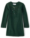 The Children'S Place,And Toddler Sweater Dress,12-18 Months Forest Green