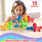 Coogam Unicorn Uppercase & Lowercase Letters Matching Game,13pcs Double-Sided ABC Letter Toys with 26 Alphabet Recognition Match