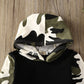 Infant Baby Boys 2 Pieces Clothes Set Camouflage Print Hoodie Tops + Long Pants Toddler Winter Outfits (6-12 Months, Camo)