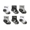 Puma Baby 6 Pack Infant Anklet Socks, Whiteblack, 0-12 Months Us