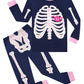 Kikizye Baby Girls Halloween Skeleton Pajamas Toddler Long Sleeve Cotton Pjs Size 18-24 Monthes