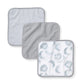 Burts Bees Baby Infant Washcloths, 100% Organic Cotton, Soft and Super Absorbent Knit Terry & Woven Terry Wash Cloth