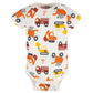 Gerber Baby Boy'S 8-Pack Short Sleeve Onesies Bodysuits, Transportation Zone, Newborn