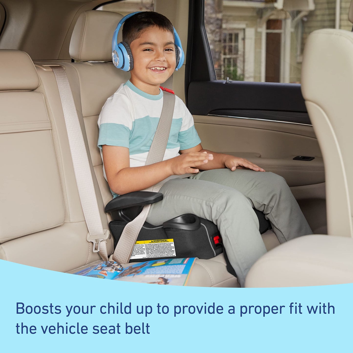 Graco? Turbobooster? Lx Backless Booster With Affix Latch | Backless Booster Seat For Big Kids Transitioning To Vehicle Seat Bel