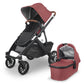 UPPAbaby Vista V2 Stroller / Convertible Single-To-Double System / Bassinet, Toddler Seat, Bug Shield, Rain Shield, and Storage 