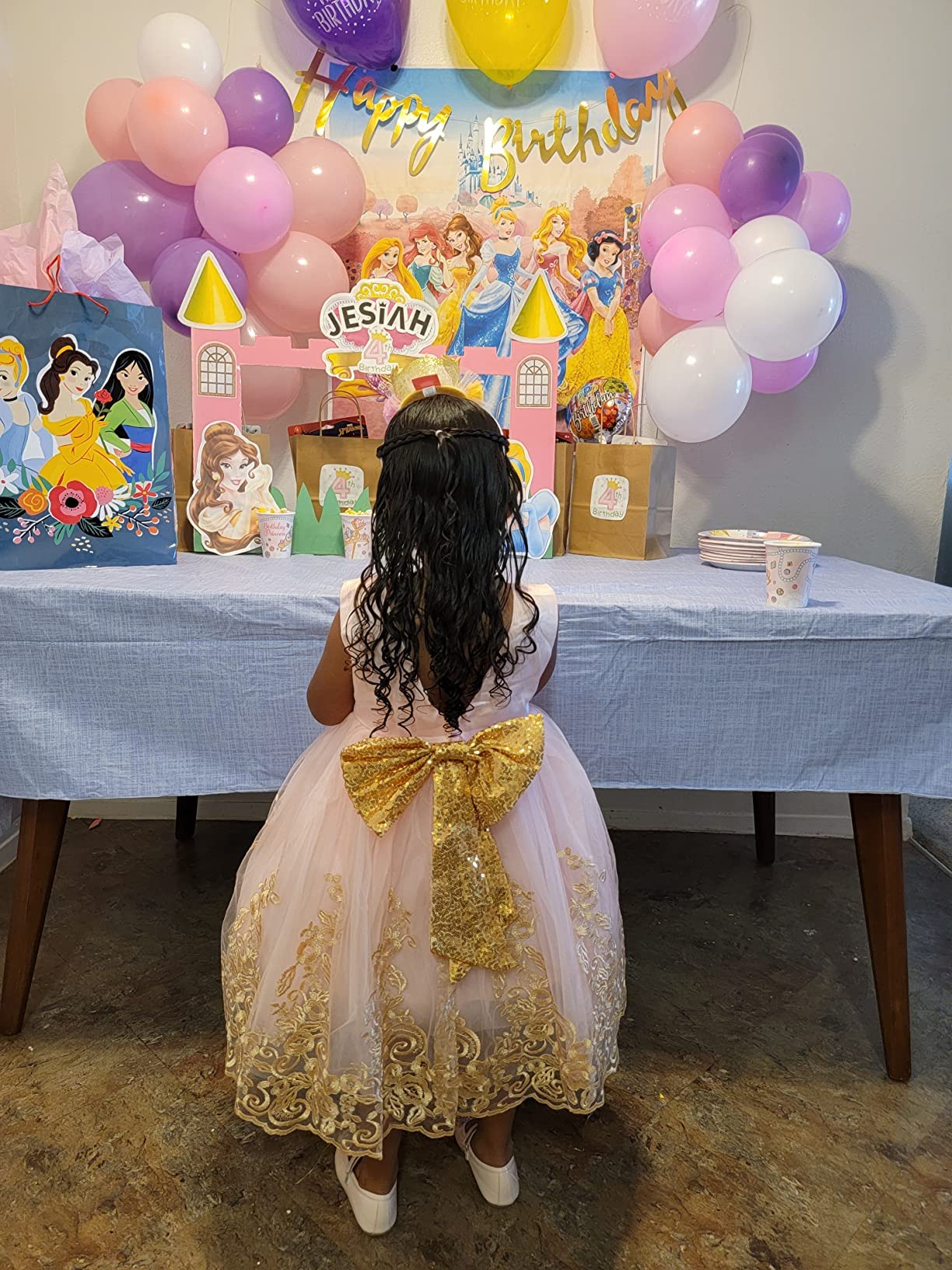 Tuiji Birthday Dresses For Baby Girls Easter Dresses Easter Dresses For Toddler Girls Ist Birthday Dress 3T Pink 100