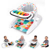 Baby Einstein 4-in-1 Kickin' Tunes Learn-to-Sit Music & Language Floor Seat, with 2 Positions and Detachable Kick Piano, Ages 4 