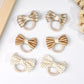 20Pcs Kahki Boutique Baby Girl Hair Ties With Flowers Bow, Hair Bow Ties For Toddler Girls, Elastics Ponytail Holders Pigtails R