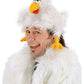 Elope Chicken Farm Animal Costume Hat For Adults And Kids Standard White