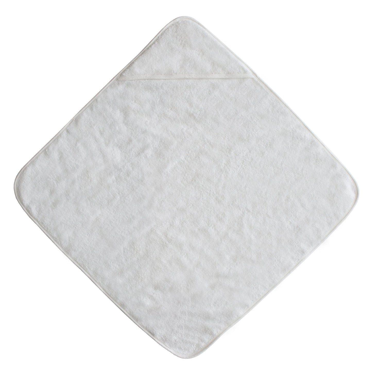 mushie Baby Hooded Towel | Organic Cotton (Pearl)