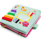 LOVELNE Play with Quiet Book, Montessori Toy Book, Creative and Basic Skill, Educational Toy, Toddler Activity Book, Busy Book, 