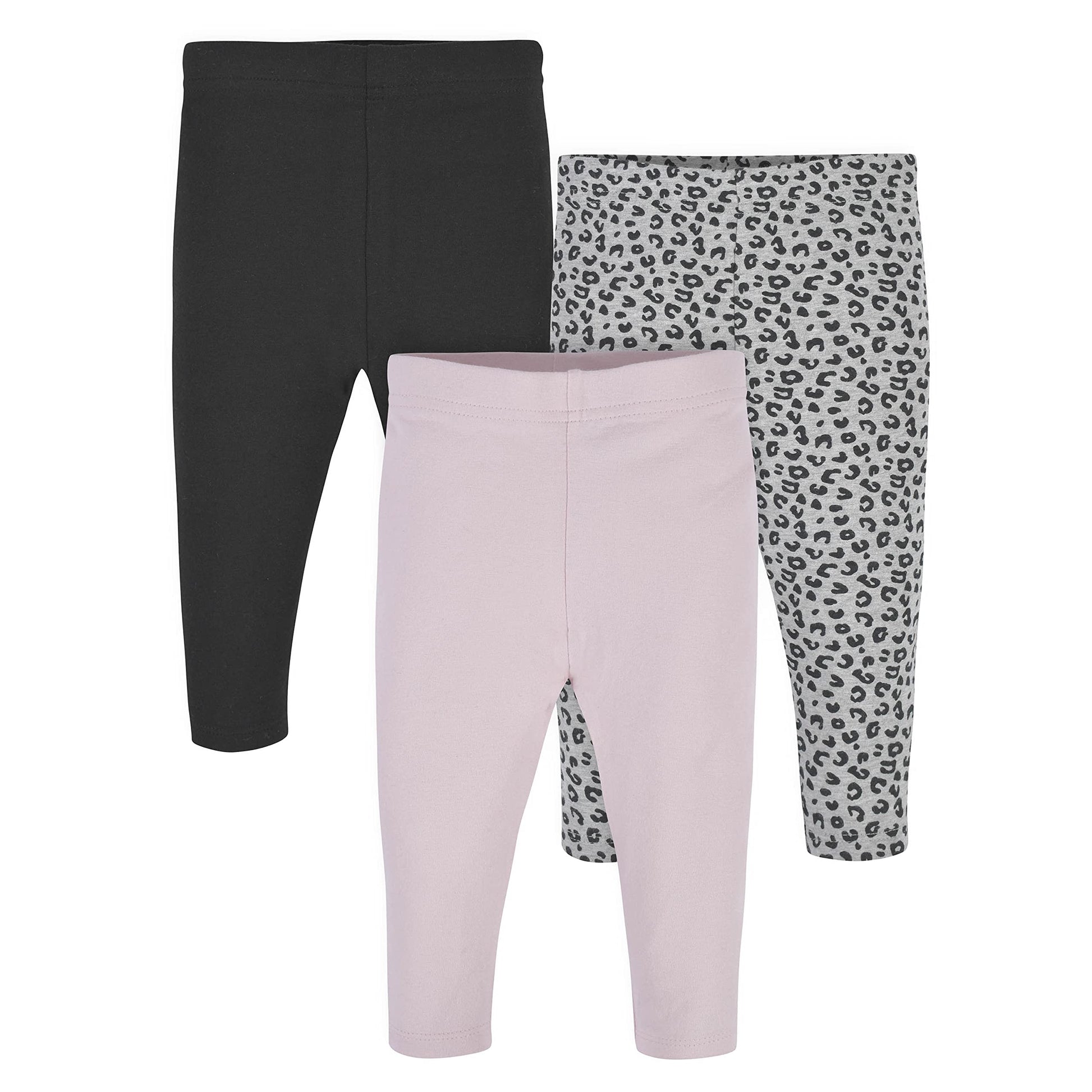 Gerber Baby Girl'S Toddler Multi-Pack Premium Leggings, Cheetah, 4T