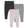 Gerber Baby Girl'S Toddler Multi-Pack Premium Leggings, Cheetah, 0-3 Months