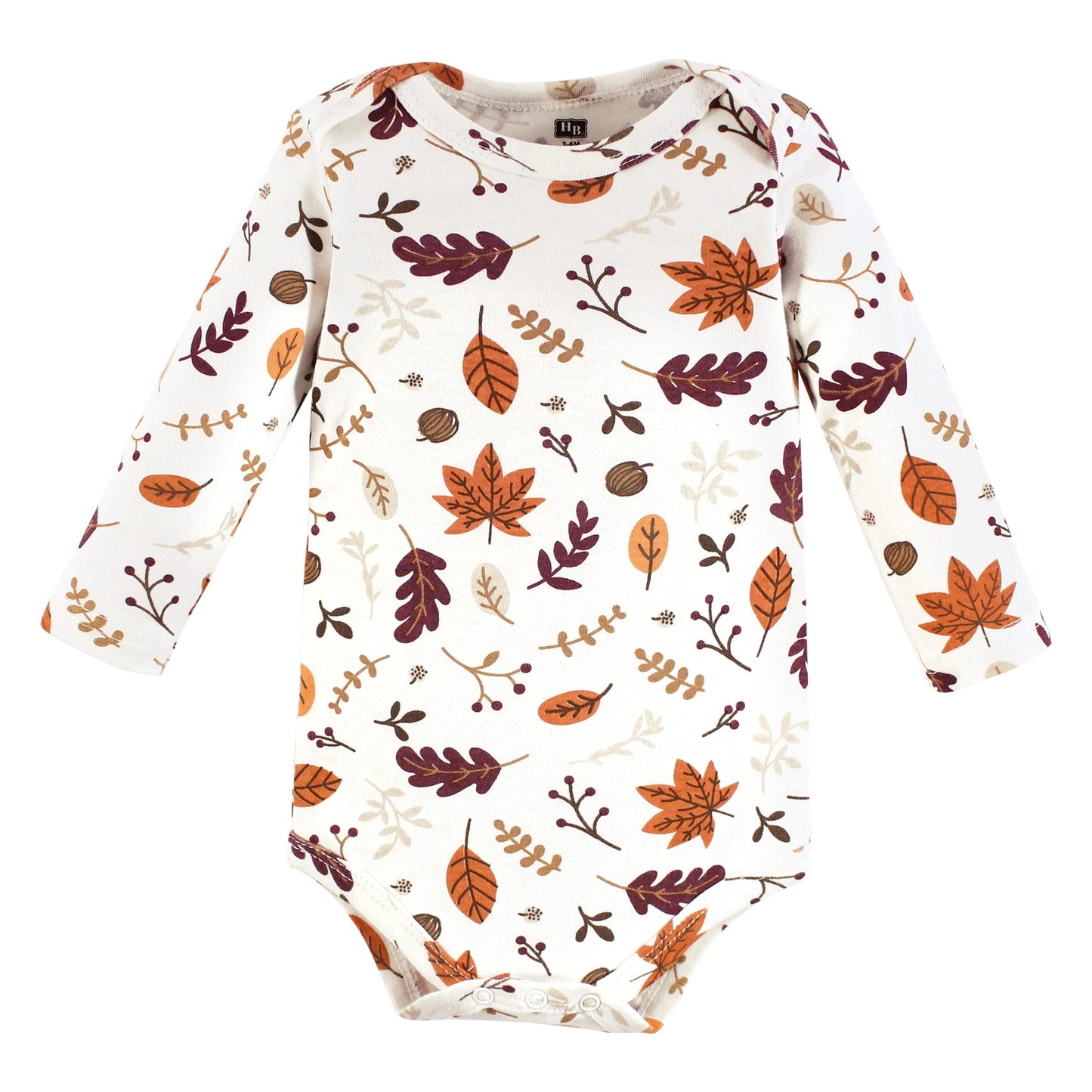 Hudson Baby Girls Bodysuits Unisex Cotton Long-Sleeve Hello Autumn, 6-9 Months, Hello Autumn, 6-9 Months Us