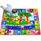 Teytoy Baby Cotton Play Mat, Crawling Mat For Floor Mat Large Super Soft Extra Thick (0.6Cm), Plush Surface Foldable Non-Slip No