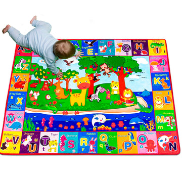 Teytoy Baby Cotton Play Mat, Crawling Mat For Floor Mat Large Super Soft Extra Thick (0.6Cm), Plush Surface Foldable Non-Slip No