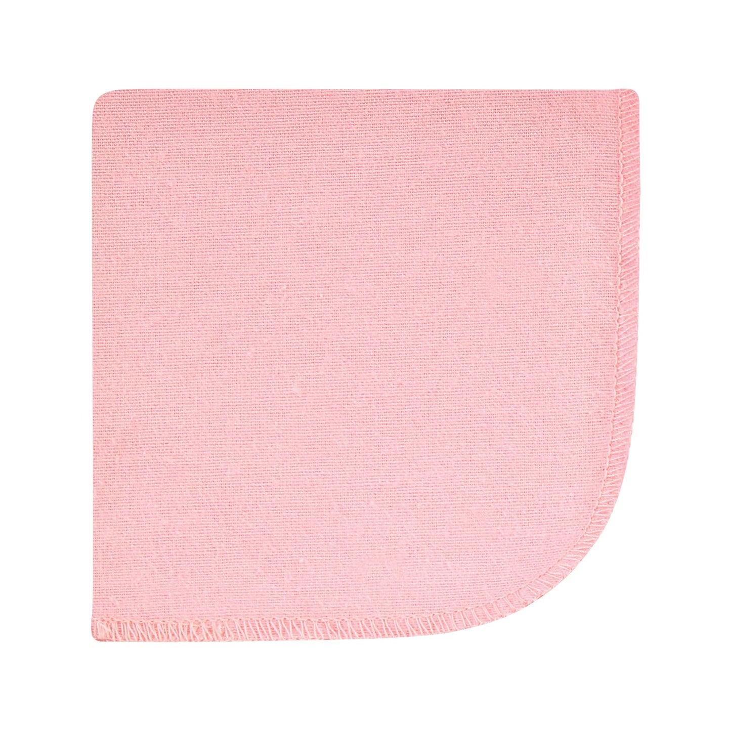 Hudson Baby Unisex Baby Flannel Cotton Washcloths, Pink Blue Pretty Floral 10 Pack, One Size