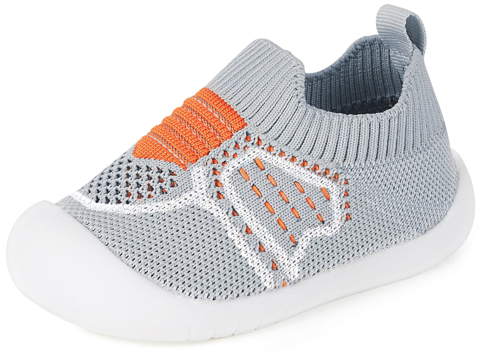 Sisttke Baby Sock Shoes Toddler Slipper Socks Non-Slip First Walking Breathable Mesh Infants Shoes Baby Sneaker For Boys Girls,G