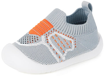Sisttke Baby Sock Shoes Toddler Slipper Socks Non-Slip First Walking Breathable Mesh Infants Shoes Baby Sneaker For Boys Girls,G