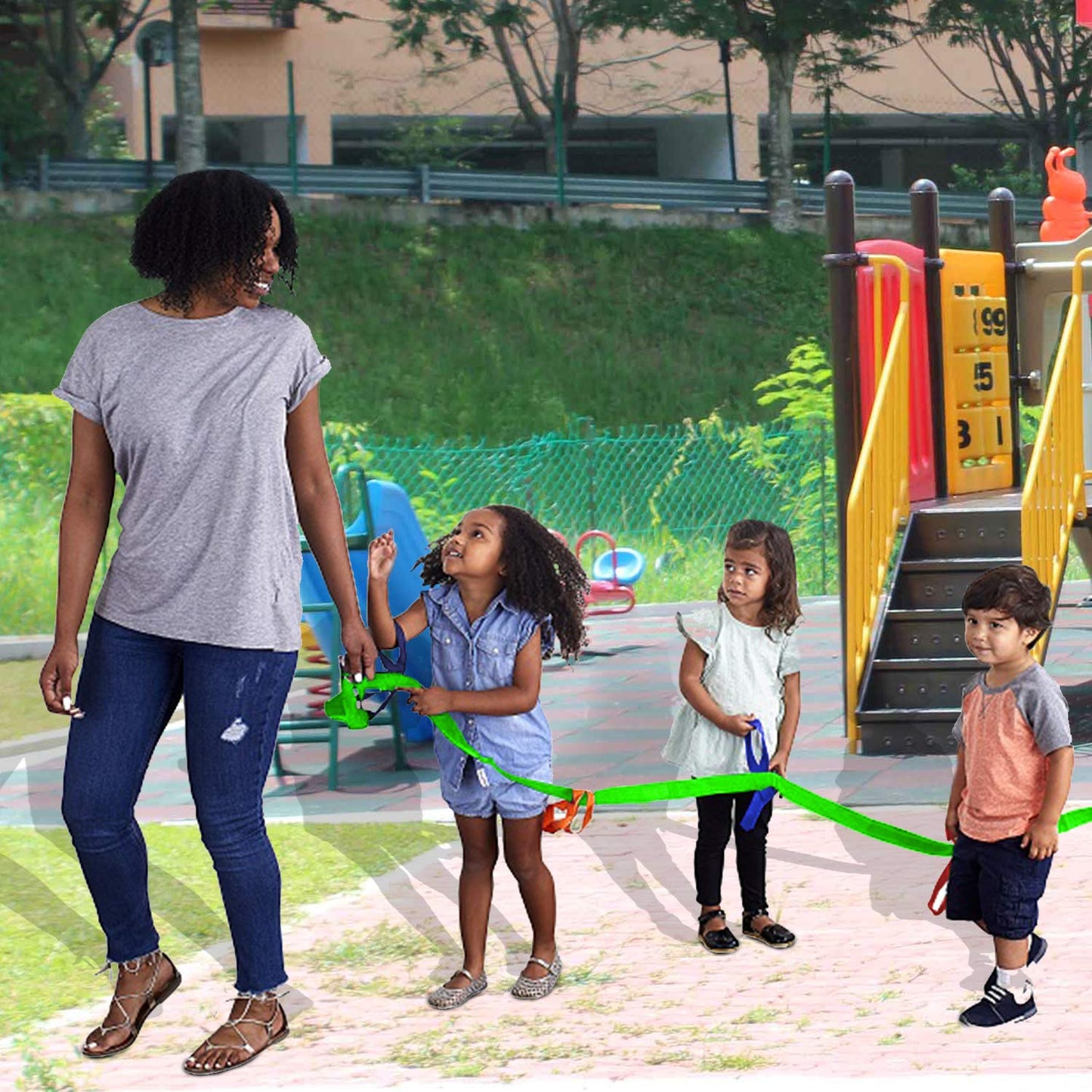 Walking Rope Toddler Walking Rope,Colorful Walking Rope For Preschool Daycare School Kids Outdoor Colorful Handles To Keep Child