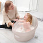 Toddler Bath Tub | Larger Bath For Bigger Kids At Bathtime | Includes Warm And Soft Foam Backrest | Grippy Anti-Slip Surface | I