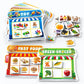 Coogam Magnetic Sorting Toys, Montessori Fridge Magnets Matching Game, Food Pets Grocery Furniture Category Recognition, Educati