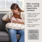 Boppy Nursing Pillow, Tan Happy Houseplants, Larger, Firmer, More Supportive Pillow For Breastfeeding And Bottle Feeding, Firmer