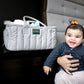 Eleghaunt Baby Diaper Caddy Basket Organizer-Sturdy, Breathable & Washable - Stylish Storage, Portable, Car Caddy Organizer, Nur