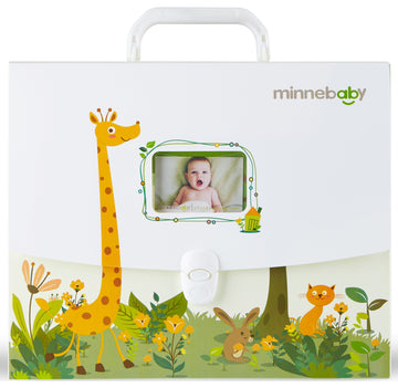 Baby Document Organizer, Baby Briefcase With 9 Folders