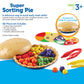 Learning Resources Super Sorting Pie - 68 Pieces, Ages 3+ Toddler Fine Motor Toy, Preschool Learning Games, Develops Counting an