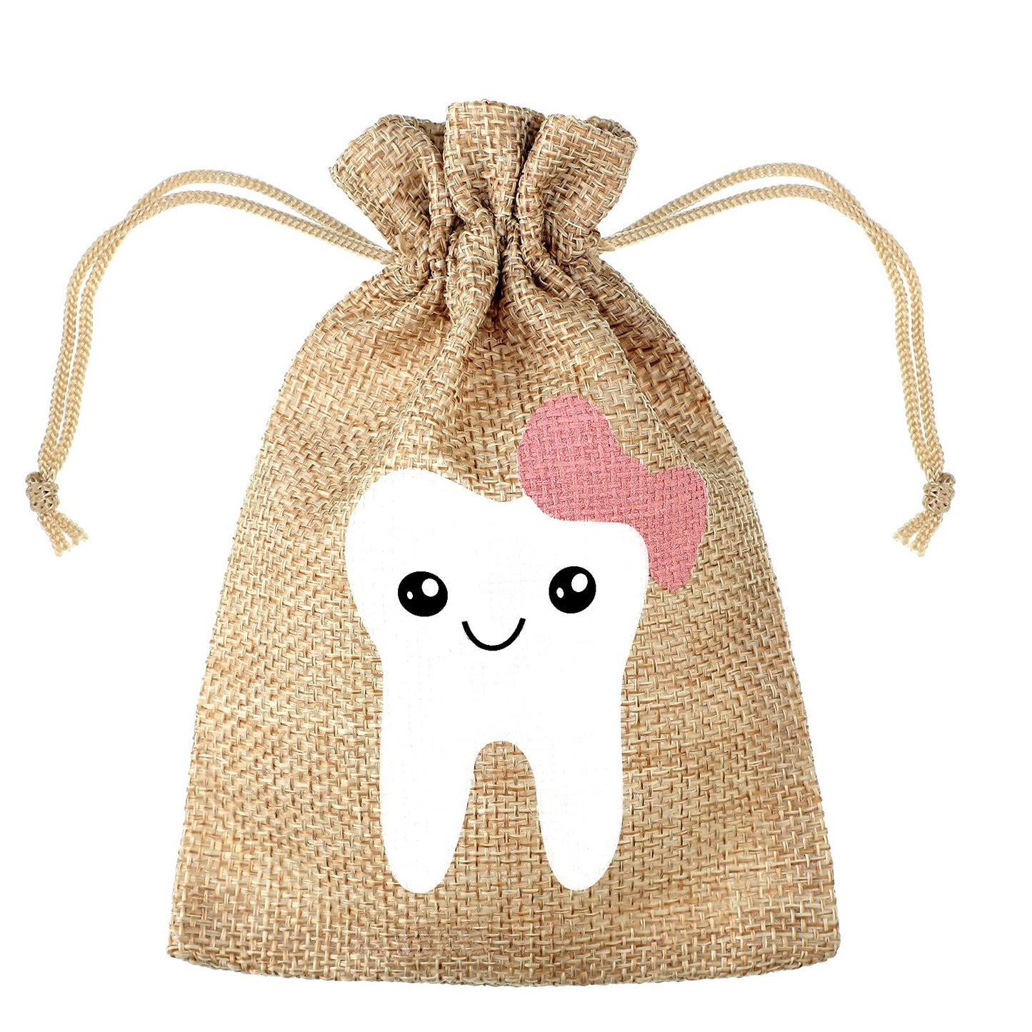 Tooth Fairy Bag Pouch for Boys and Girls to Place Under Pillow Milk Teeth Container Box for Tooth Holder Keepsake Gift for Kids 