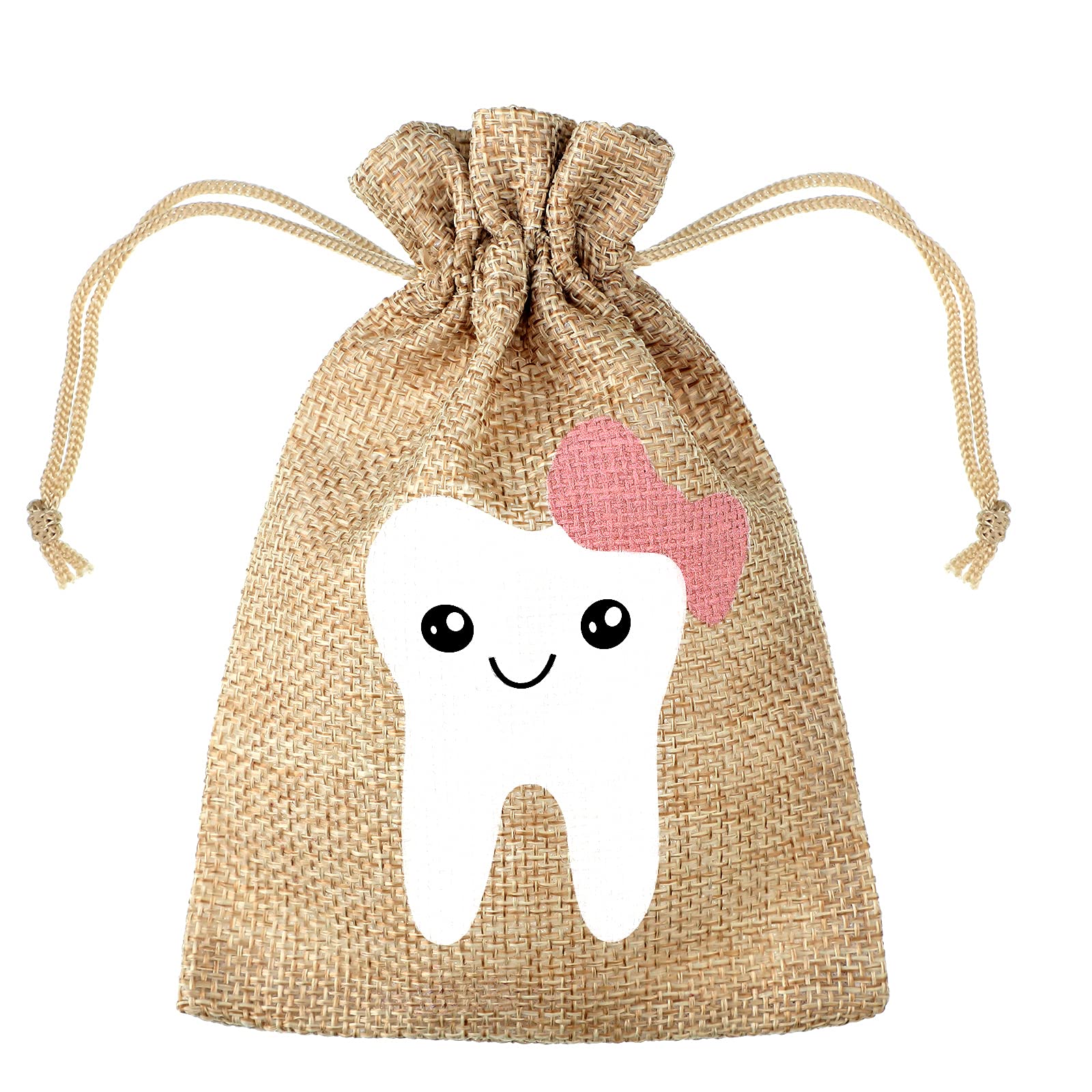 Tooth Fairy Bag Pouch for Boys and Girls to Place Under Pillow Milk Teeth Container Box for Tooth Holder Keepsake Gift for Kids 