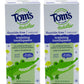 Toms of Maine Flouride Free Childrens Toothpaste, Mild Fruit Flavor - 1.75 oz - 2 pk