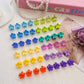 Elemirsa 96Pcs Baby Girl Hair Clips 24 Multicolors Colors Mini Hair Claw Clips Small Tiny Flower Claw Clips In Organizer Box Hai