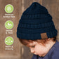3-Pack Baby Beanies, Baby Hats - Newborn Hats, Baby Boy Hats, Baby Girl Hats For Winter (Urban)
