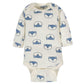 Gerber Baby Boys' 6-Pack Long-Sleeve Onesies Bodysuit, Fox, Newborn