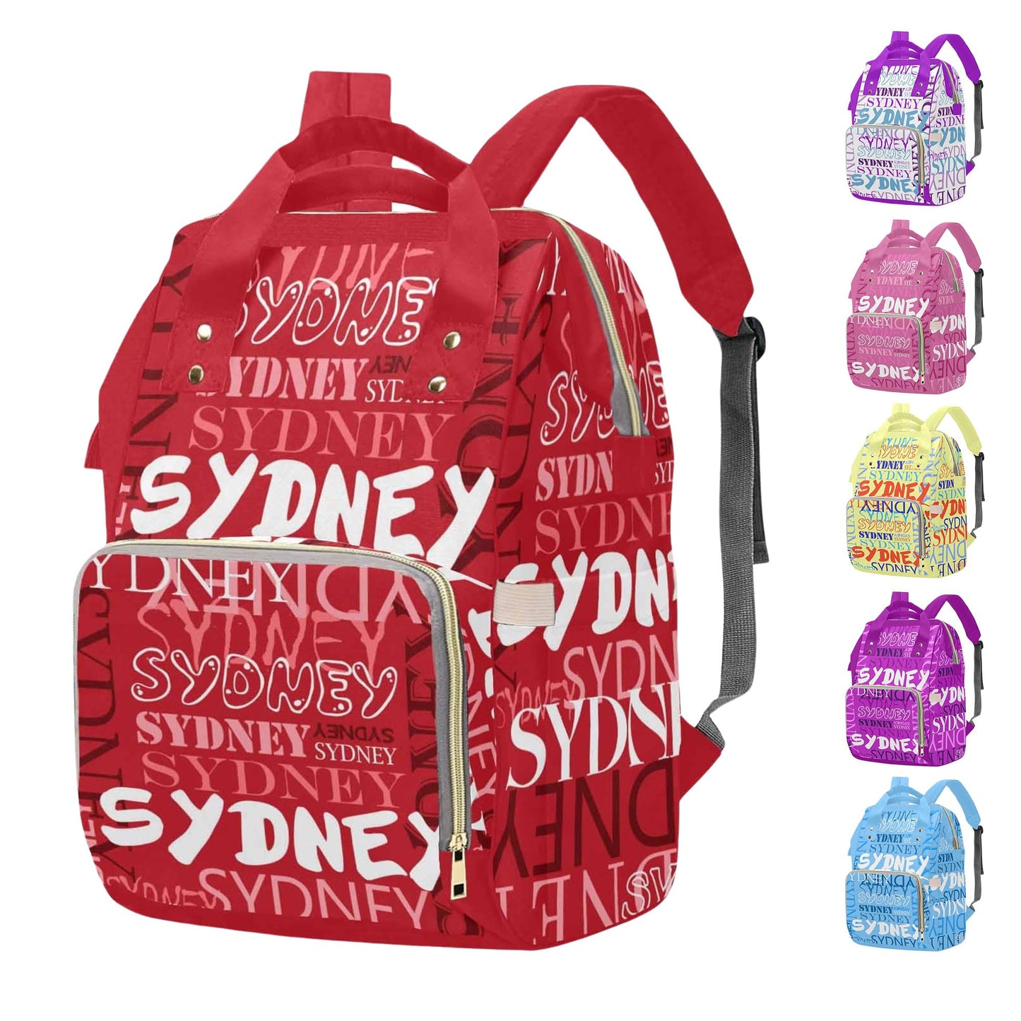 M Yescustom Custom Diaper Bag Backpack For Girls Boys Large Capacity With Pockets Personalized Baby Diaper Bags For Mom Waterpro