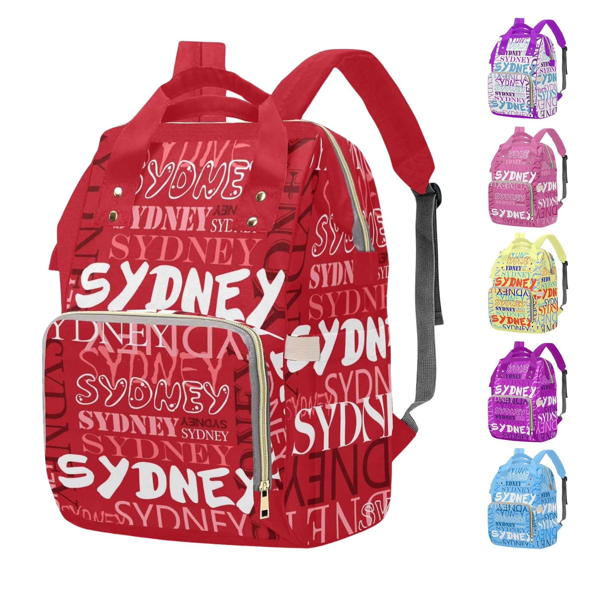 M Yescustom Custom Diaper Bag Backpack For Girls Boys Large Capacity With Pockets Personalized Baby Diaper Bags For Mom Waterpro