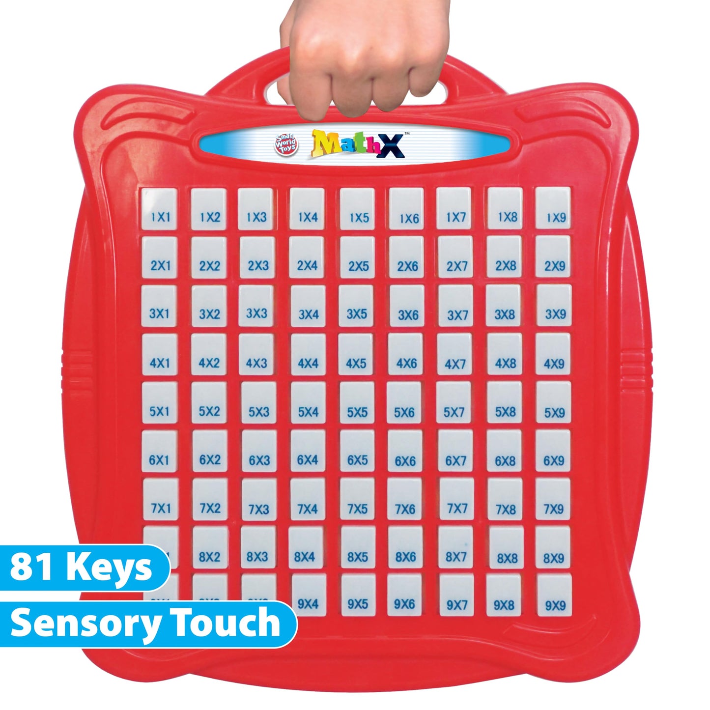 Small World Toys Multiplication Machine, Push Button Multiplication Game Board for Kids 3+, Kindergarten Math Learning & Educati
