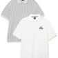 Amazon Essentials Disney  Marvel Mens Regular-Fit Cotton Pique Polo Shirt, Pack Of 2, Star Wars Vader Icons, Large