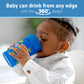 Dr. Browns Milestones Cheers 360 Cup Spoutless Transition Cup, Travel Friendly & Leak-Free Sippy Cup, Blue Alligator, 10 Oz/300