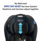 Graco Triride 3-In-1 Reclining Car Seat, Clybourne - Rear & Forward Facing Car Seat, Highback Booster, Adjustable Headrest