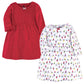 Hudson Baby Girl'S Cotton Dresses, Christmas Lights, 3-6 Months